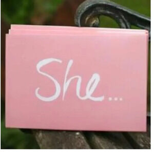 SHE… BOOK.  TELL THE SPECIAL WOMAN OR GIRL IN YOUR LIFE HOW AMAZING SHE IS